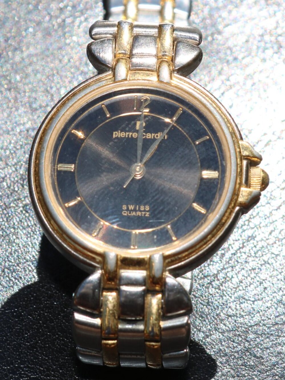 Vintage Pierre Cardin Two-Tone Swiss Quartz Dress Watch- 1980s